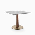 Claire Square Dining Table - Faux Marble
