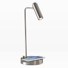 Linear Metal LED Wireless Charging &amp; USB Task Lamp