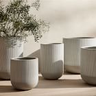 Textured Radius Ficonstone Indoor/Outdoor Planters | West Elm