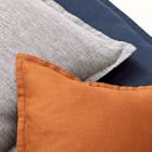 European Flax Linen Oversized Lumbar Pillow Cover