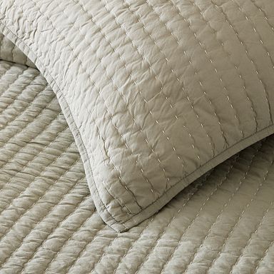 Airy Cotton Voile Solid Quilt & Shams