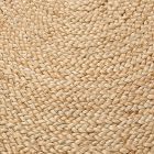 Chunky Braided Jute Round Rug