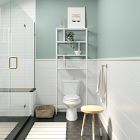 Profile Over-The-Toilet Ladder Storage Shelf