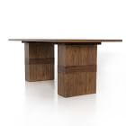 Block Legs Dining Table