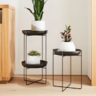 Spun Metal Plant Stand