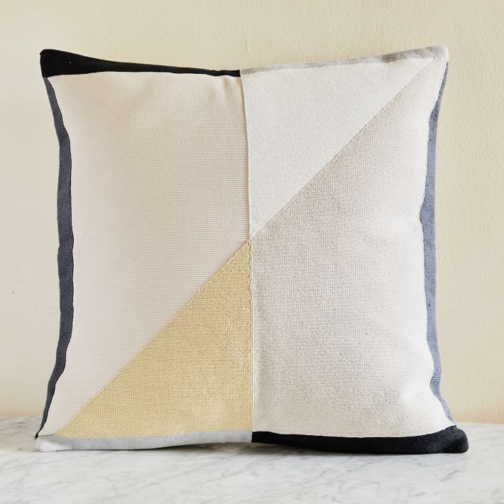 Quadrant Colorblock Pillow Cover