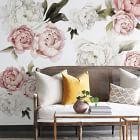 Blushing Peonies Wall Covering