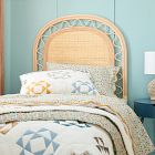 Misha &amp; Puff Rattan Headboard