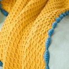 Misha &amp; Puff Ruffle Frame Knit Baby Blanket