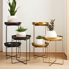 Spun Metal Plant Stand