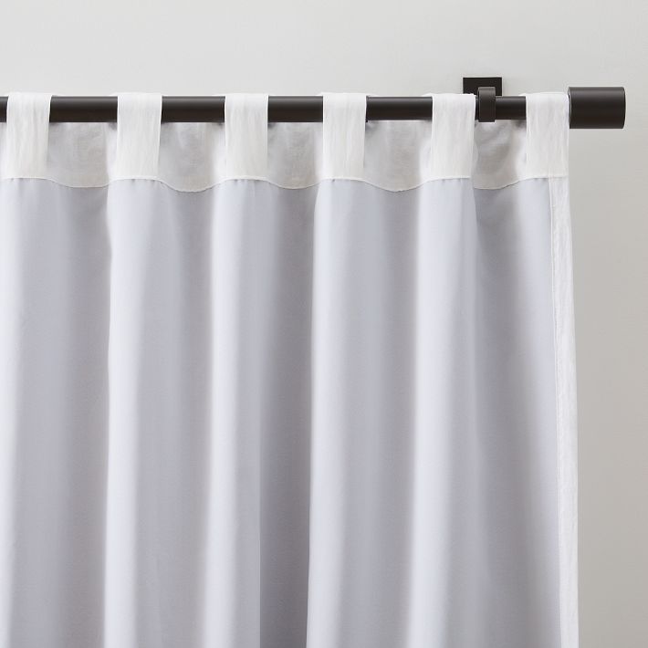 48” shops x 84” West Elm European Flax Linen curtain with Blackout