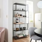 Profile Wide Bookcase &amp; 2 Narrow Bookcases Set