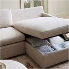Marin 2-Piece Sleeper Sectional w/ Storage Chaise (111&quot;)