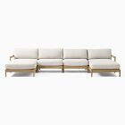Hargrove Outdoor 4-Piece U-Shaped Sectional (131&quot;)