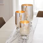 Mercury Pedestal Candleholders - Silver