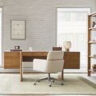 Show Wood Swivel Office Chair