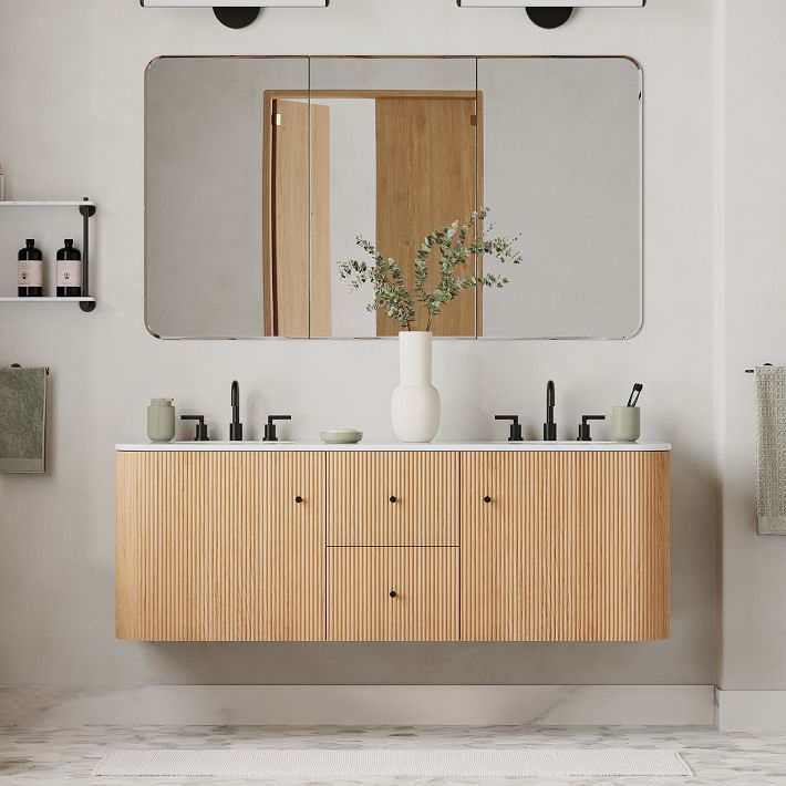 Ellington Floating Double Bathroom Vanity (63") | West Elm