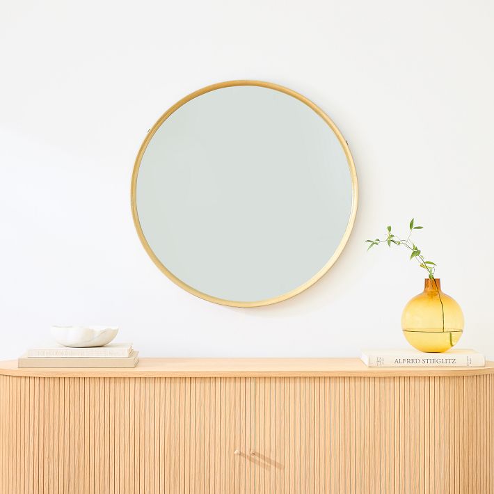 Grace Textured Metal Wall Mirror