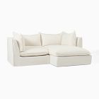 Bleecker Down-Filled Slipcover Small 2-Piece Chaise Sectional (78.3&quot;)