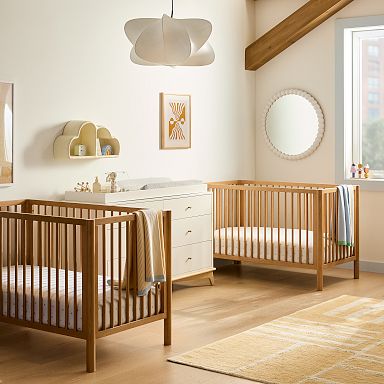 Light wood baby crib hotsell