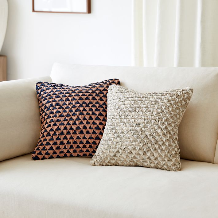 Fan Chindi Woven Pillow Cover | West Elm