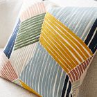 Crewel Curving Lines Pillow Cover