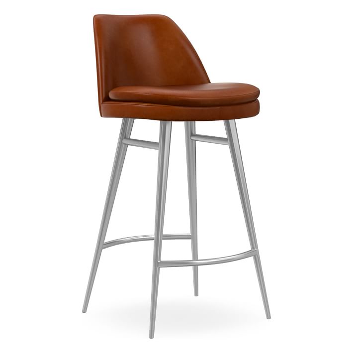 Finley Vegan Leather Counter Stool