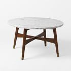 Reeve Mid-Century Round Coffee Table &amp; 2 Side Tables Set