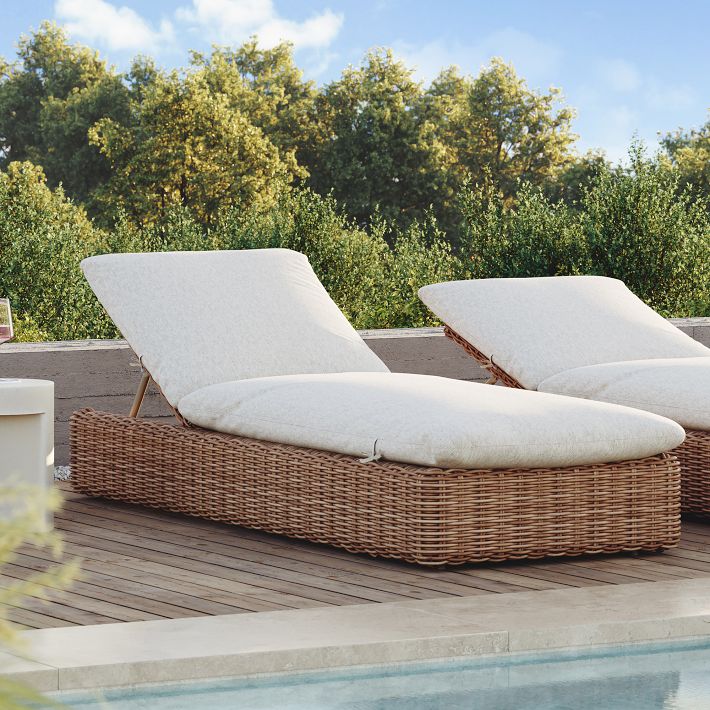 Westport Outdoor Chaise Lounge West Elm