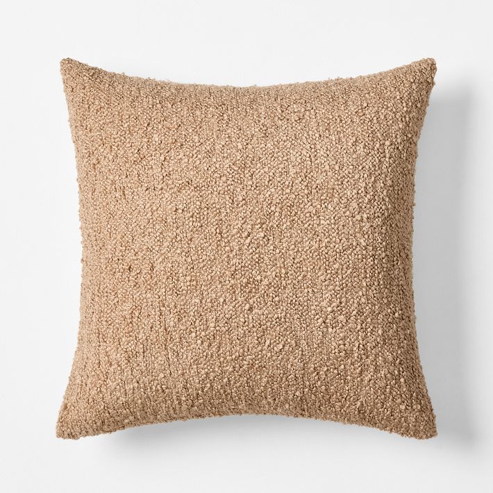 Cozy Boucle Pillow Cover - Camel