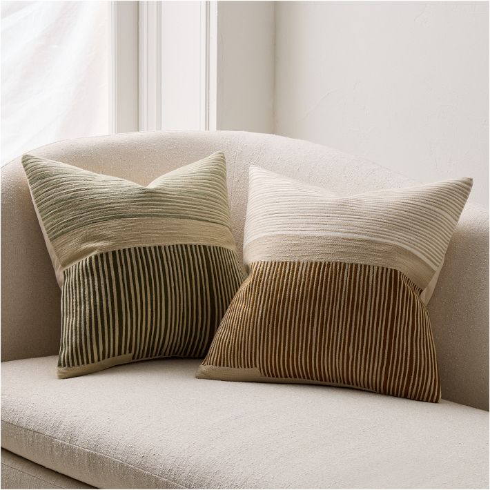 Crewel Durban Pillow Cover West Elm