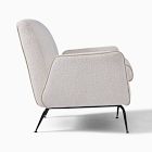 Kip Flare Arm Chair With Contrast Piping | West Elm