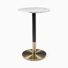 Orbit Bar Table - Faux Marble - Round (Clearance)