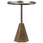 Hito Round Two-Tone Side Table (15&quot;&ndash;18&quot;)