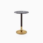 Orbit Bar Table - Faux Marble - Round (Clearance)