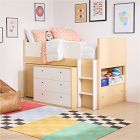 Ziggy Low Loft Bed w/ Desk &amp; Dresser