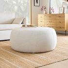 Cobble Round Ottoman - Large