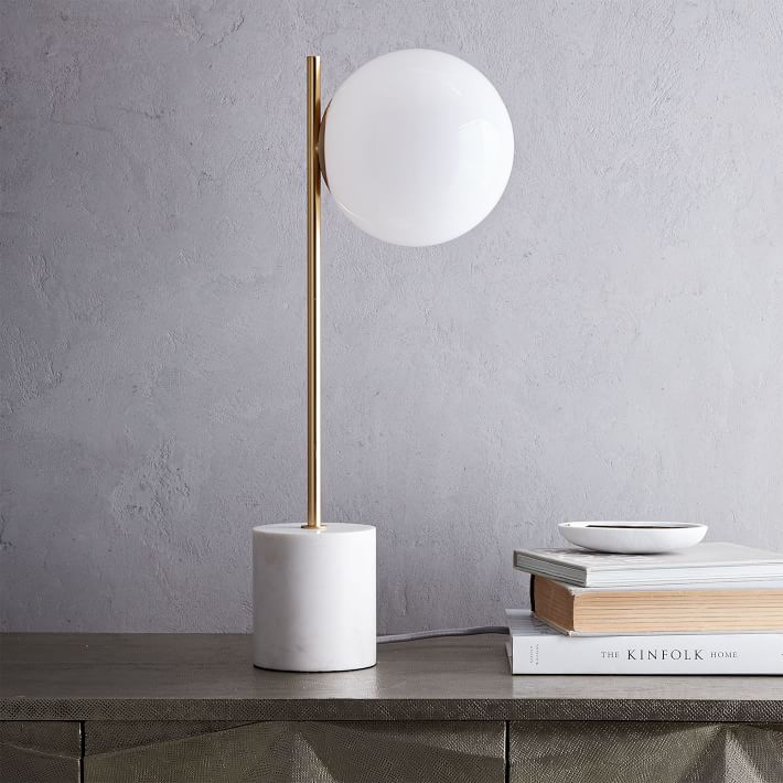 West elm orders sphere and stem table lamp