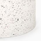 Terrazzo Drum Outdoor Round Side Table (15&quot;)