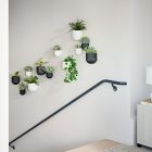 Fluted Ceramic Indoor/Outdoor Wallscape Planters