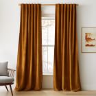 Open Box: Worn Velvet Curtain - Golden Oak