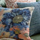 Ikat Silk Pillow Cover &amp; Throw Set