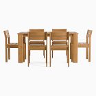 Playa Outdoor Dining Table (60&quot;) &amp; Dining Chairs Set