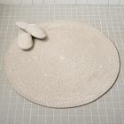Space-Dyed Round Bath Mat