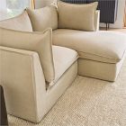 Bleecker Down-Filled Slipcover Small 2-Piece Chaise Sectional (78.3&quot;)