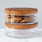 Classic Natural Wood Top Canisters