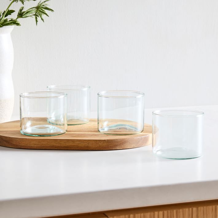 Canopy Recycled Drinking Glass Sets | Low Tumbler