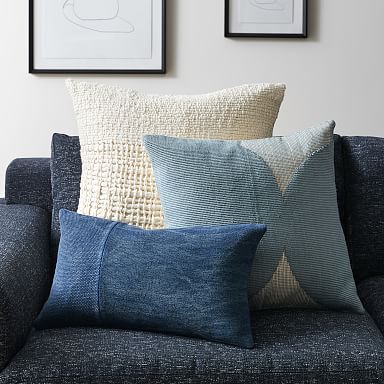 Blue pillow set hotsell