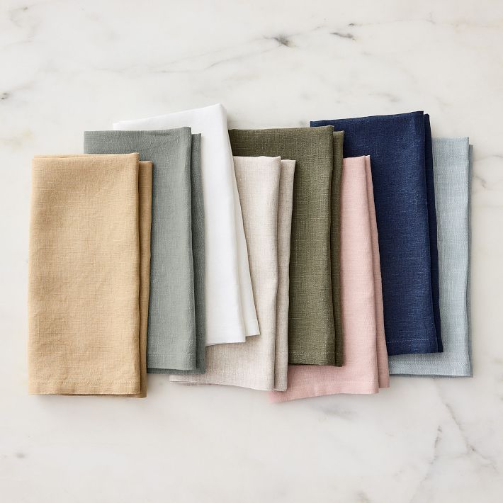 European Flax Linen 20&quot; x 20&quot; Napkin Set