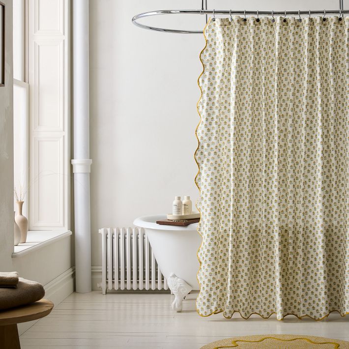 RHODE Begonia Shower Curtain West Elm